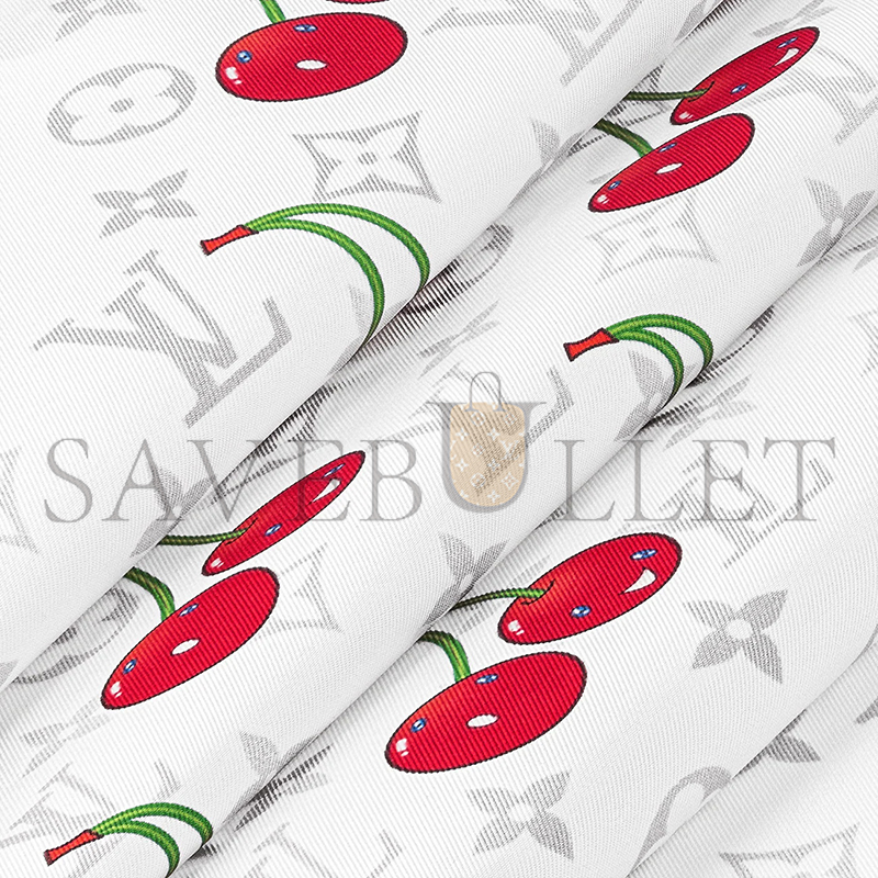 l0*is V*t0n murakami lv x tm monogram cerise square 90 m94966 (90*90cm)